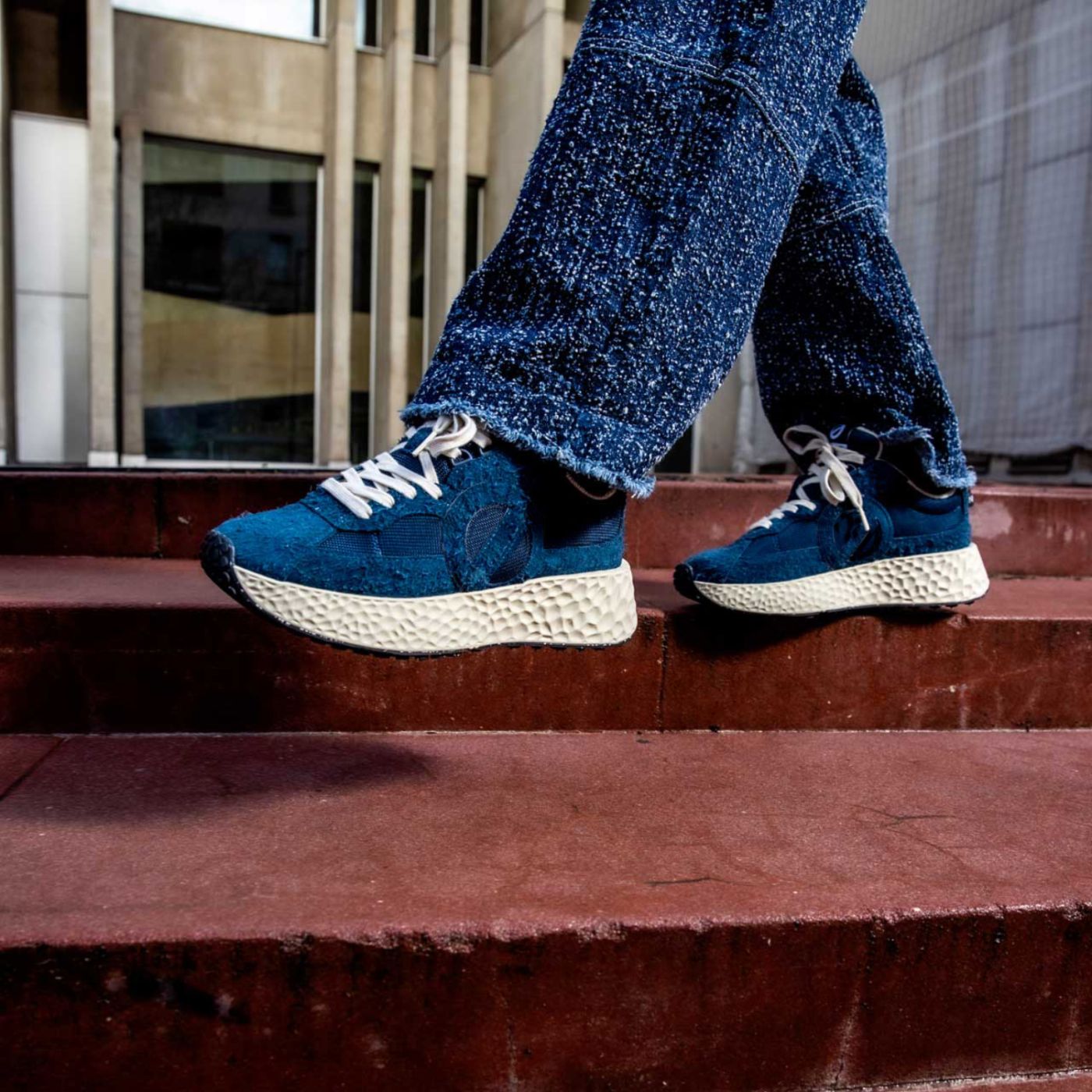 CARTER RUNNER M - H.SUEDE/KNIT - NAVY